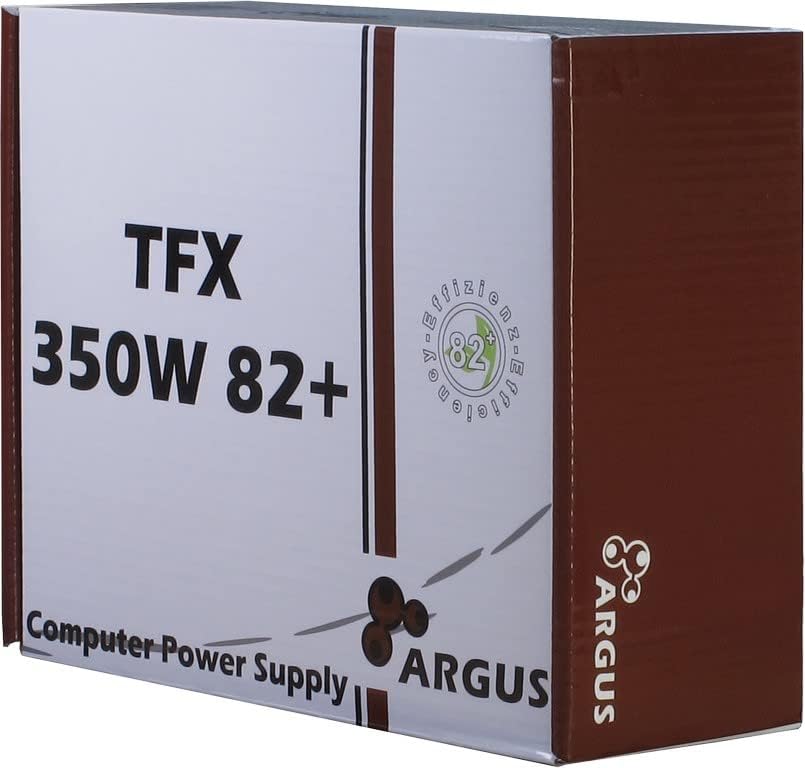 INTER-TECH TFX-350W Power Supply 80 mm Fan Active PFC 1x20+4pin 1x4+4pin 1x PCIe 6+2 2x IDE 3xSATA 1x Floppy
