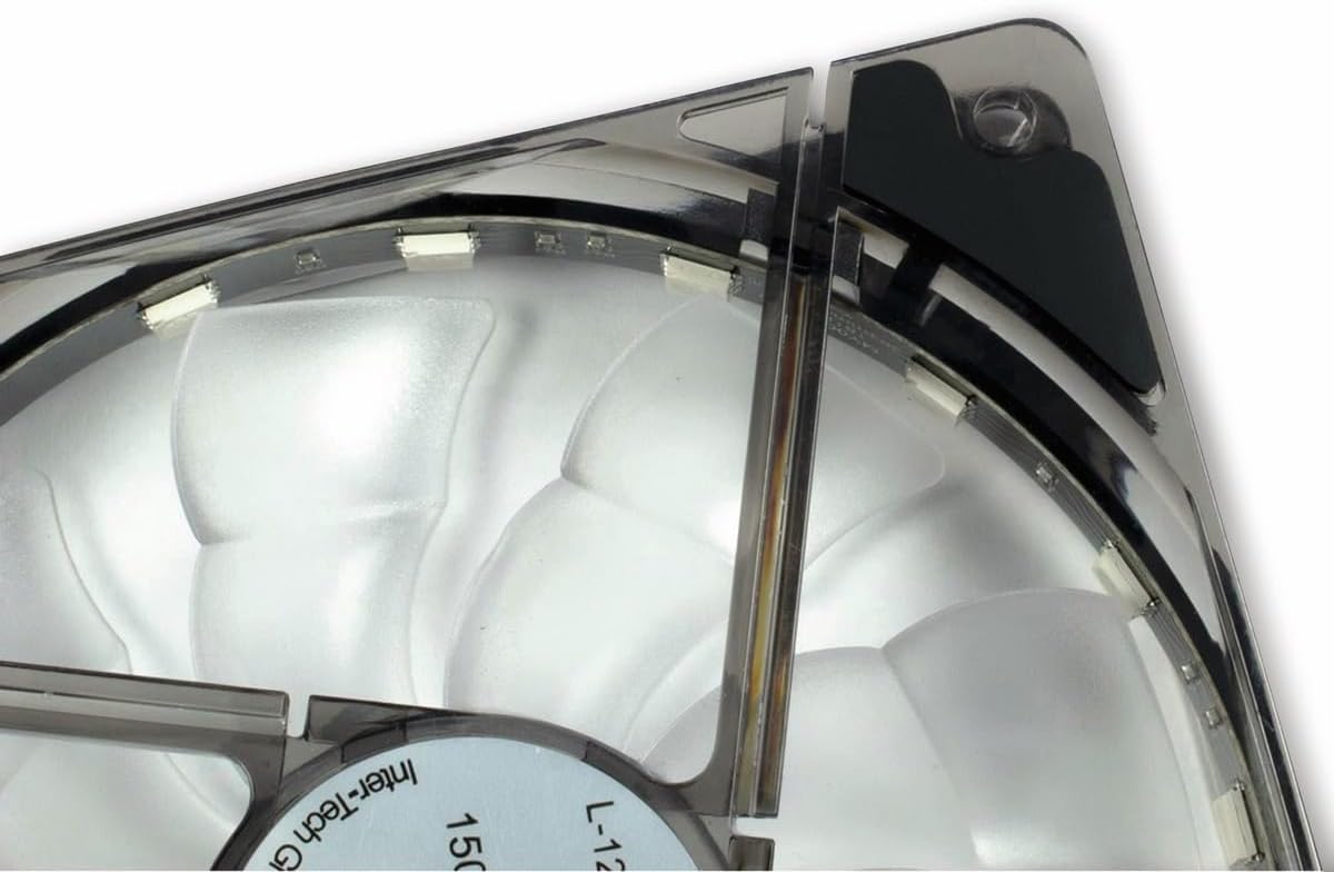 Inter-Tech Argus L-12025 Aura RGB Case Fan Black/Transparent