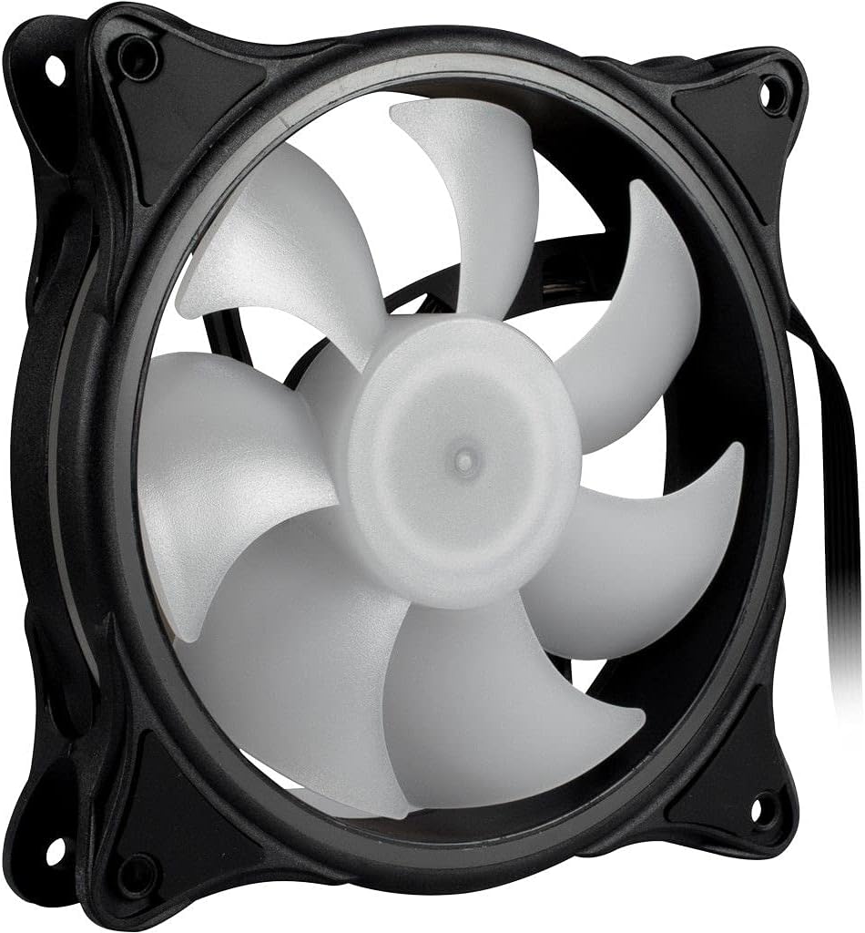 Inter-Tech Argus RS-081 RGB PC-Gehäuse 12 cm schwarz weiß