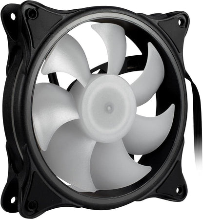 Inter-Tech Argus RS-081 RGB PC-Gehäuse 12 cm schwarz weiß
