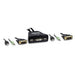 Inter-Tech KVM-LS-21DA DVI 2-Port KVM Switch with Automatic Audio Switch for Desktop Area Cable Switch