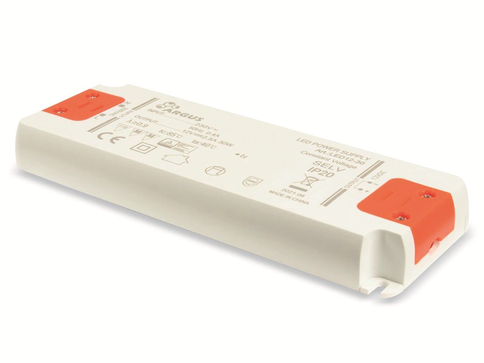 `Inter-Tech LED Trafo LED12-30 30W, 12V, 2500mA, I`