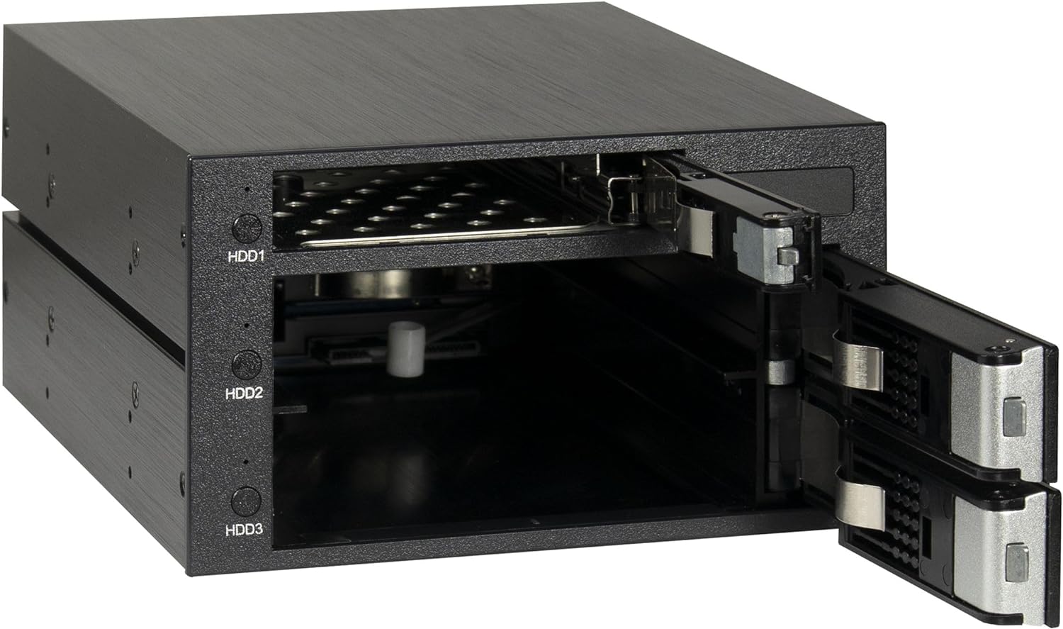Inter-Tech IPC ST-3525 Removable Frame 2 x 5.25 Inches and 1 x 2.5 Inches