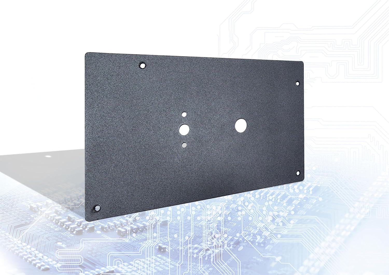 Inter-Tech AC Netzteilblende ATX-03, ATX-DC-Ausgangs, Stahl