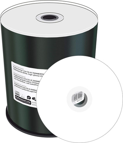 MediaRange CD-R 700MB 100pcs Waterguard weiB wasse