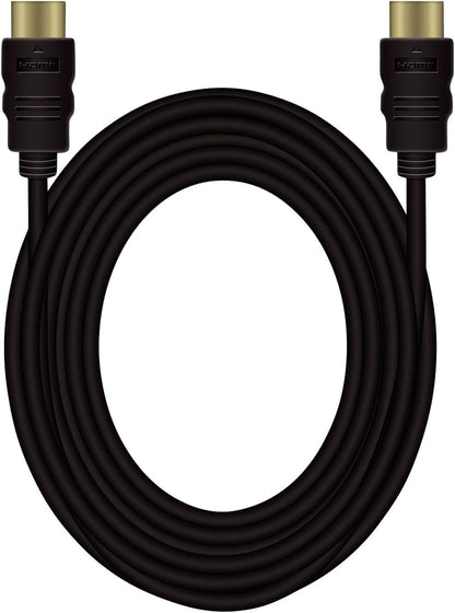MediaRange HDMI High Speed Connection Cable with Ethernet, Gold-Plated Contacts, 18 Gbit/s Data Transfer Rate, 5.0 m, Black