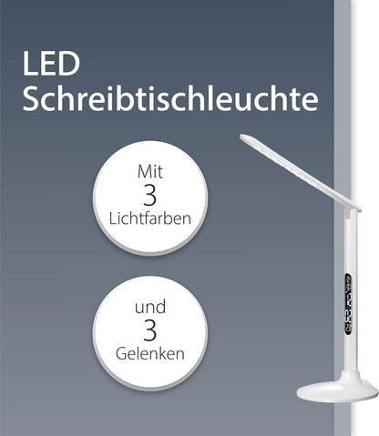 MediaRange Elegante LED Schreibtischlampe vers. Li
