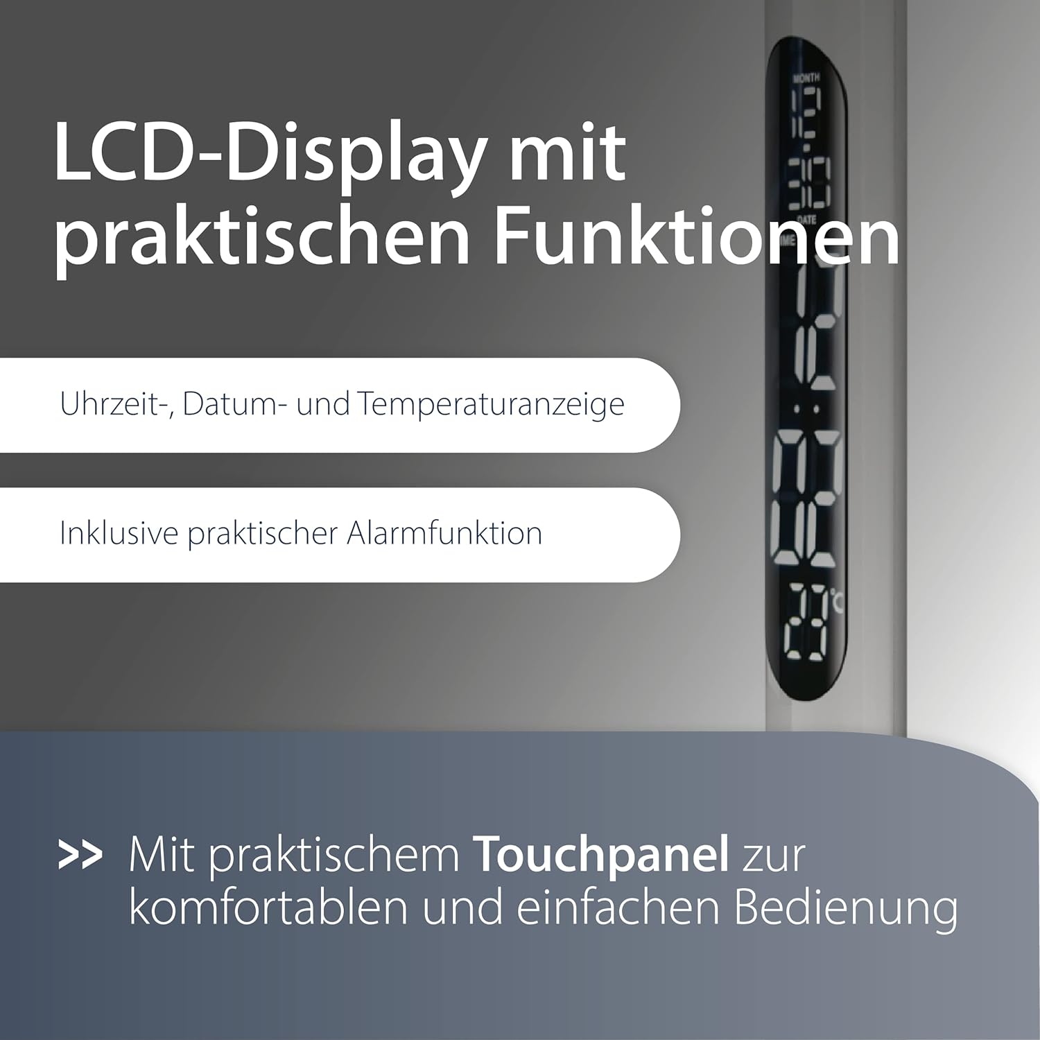 MediaRange Elegante LED Schreibtischlampe vers. Li