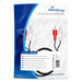 MediaRange Audiokabel 2xCinch RCA Stecker 2.2m sch
