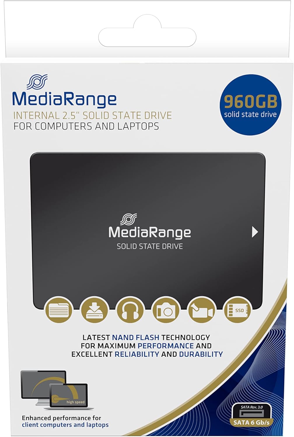 MediaRange Black 960GB