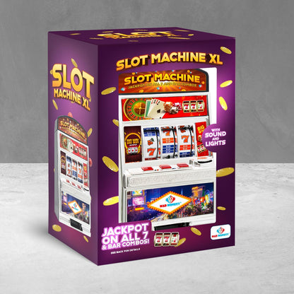 Mad Monkey Slot Machine XL - Art Deco Design, Black, Unisex-Adult