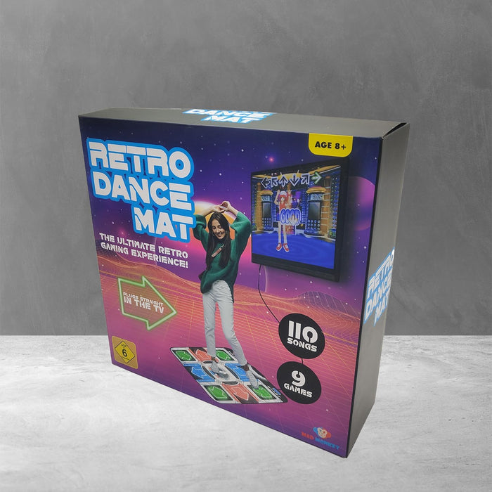 Mad Monkey - Retro Dance Mat, 2000023, Black, Red, Blue, Green