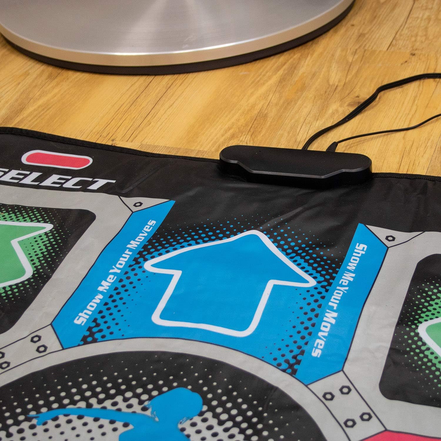 Mad Monkey - Retro Dance Mat, 2000023, Black, Red, Blue, Green