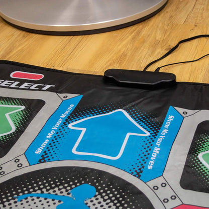 Mad Monkey - Retro Dance Mat, 2000023, Black, Red, Blue, Green
