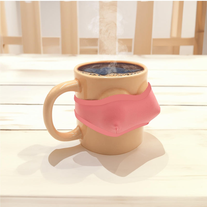 Mad Monkey Busentasse mit anziehbarem Bikini – Das perfekte Geschenk für deine Busenfreundin