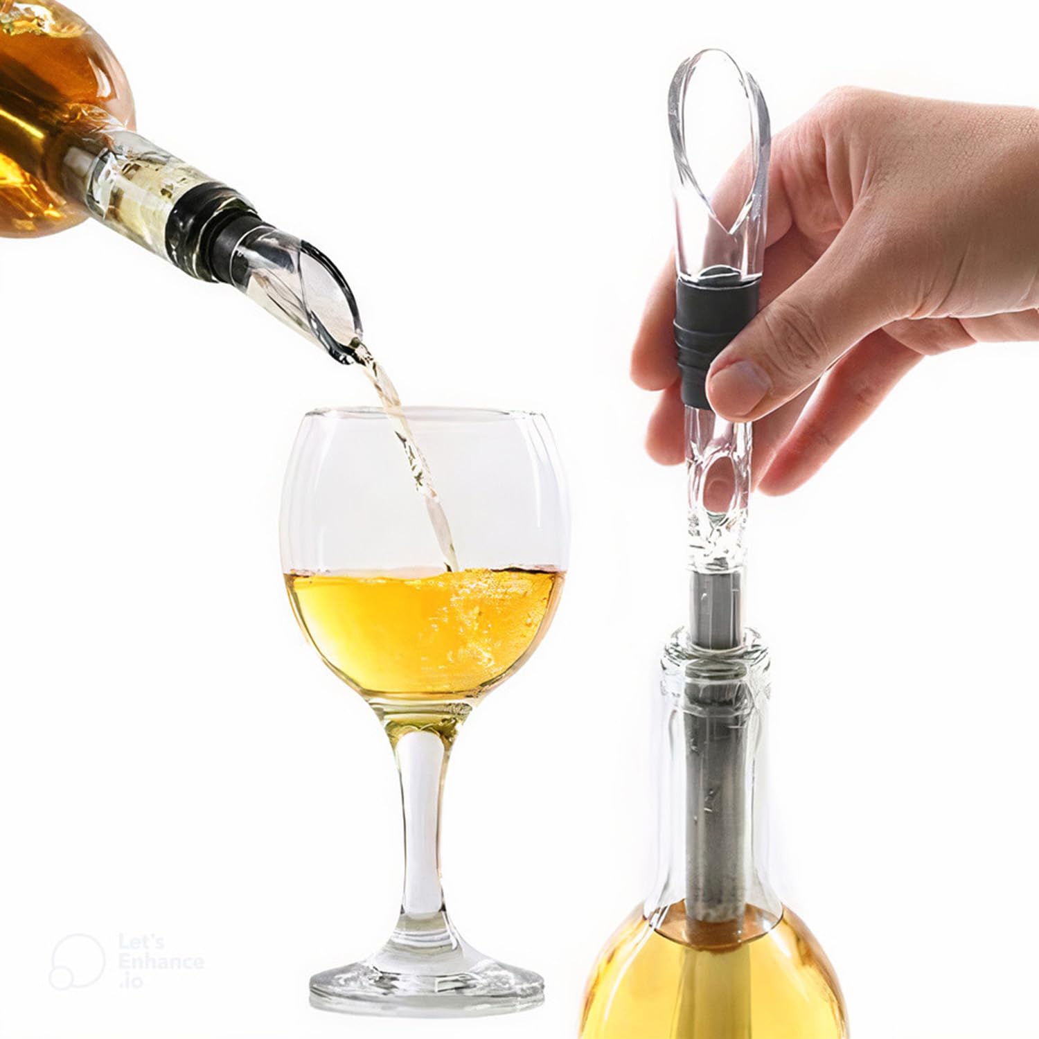 Mad Monkey 2000066 Wine Cooler Sticks, Plastic, Transparent