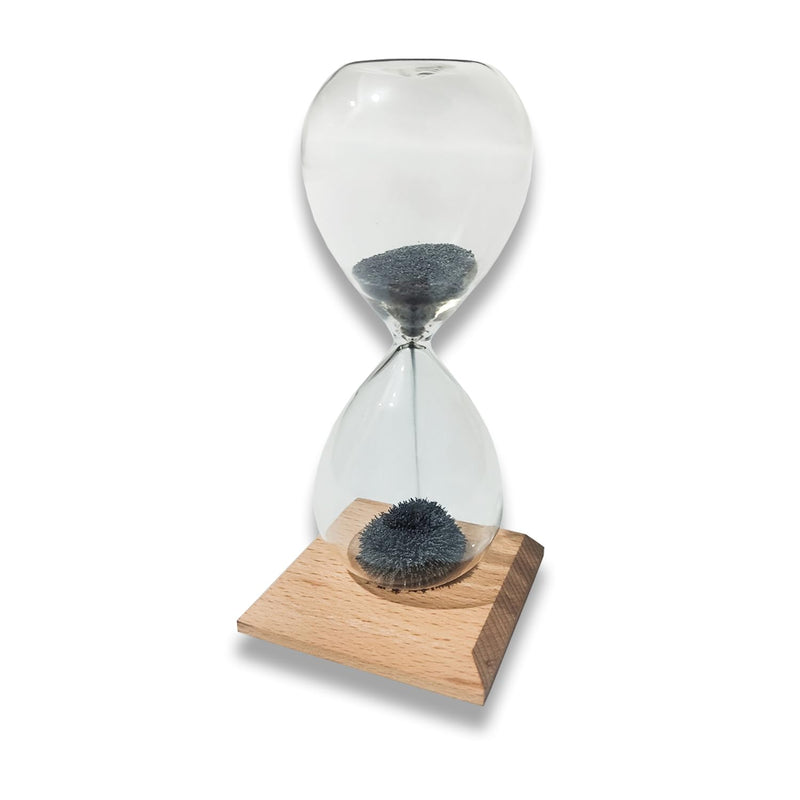 Mad Monkey Magnetic hourglass, Glass Wood