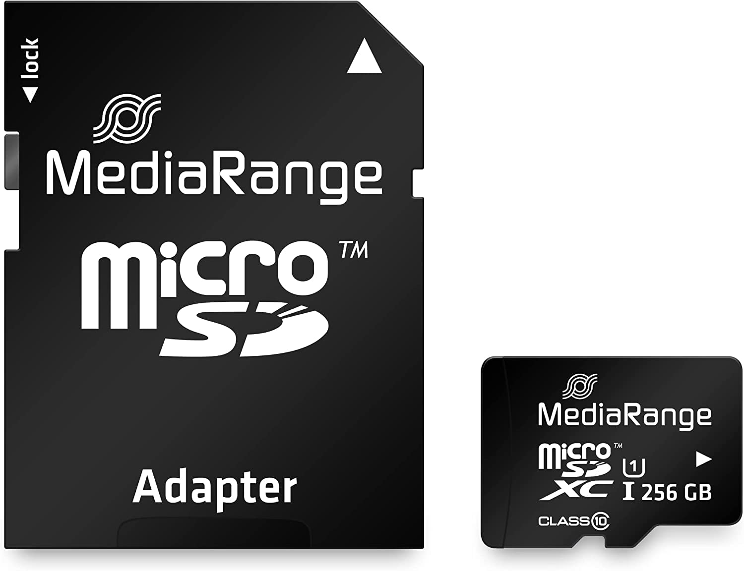 MediaRange SD MicroSD Card 256GB UHS-1 Cl.10 inkl.