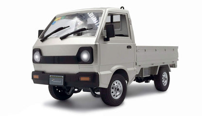 Amewi 22506 Scale Kei Truck 1:10, Remote-Controlled, 2WD, RTR, up to 25 km/h, Outdoor, from 6 Years, Silver/Grey, Groß