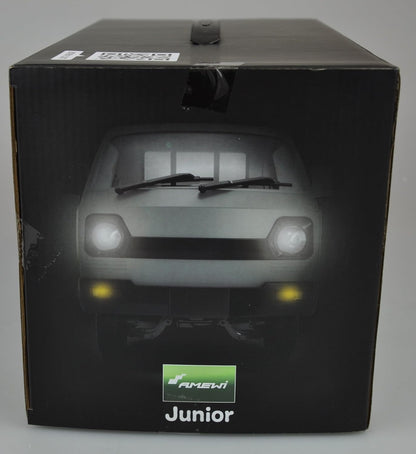 Amewi 22506 Scale Kei Truck 1:10, Remote-Controlled, 2WD, RTR, up to 25 km/h, Outdoor, from 6 Years, Silver/Grey, Groß