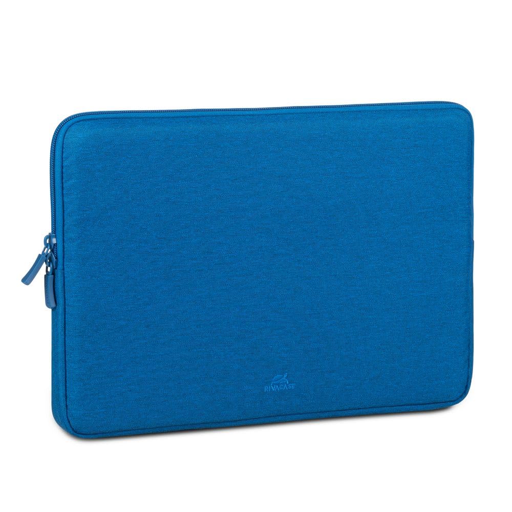 RIVACASE Laptop Sleeve 14 Inch - Notebook Case for Men and Women - Waterproof Case Fits MacBook 15 - Computer Bag for Work College Travel 14" blue