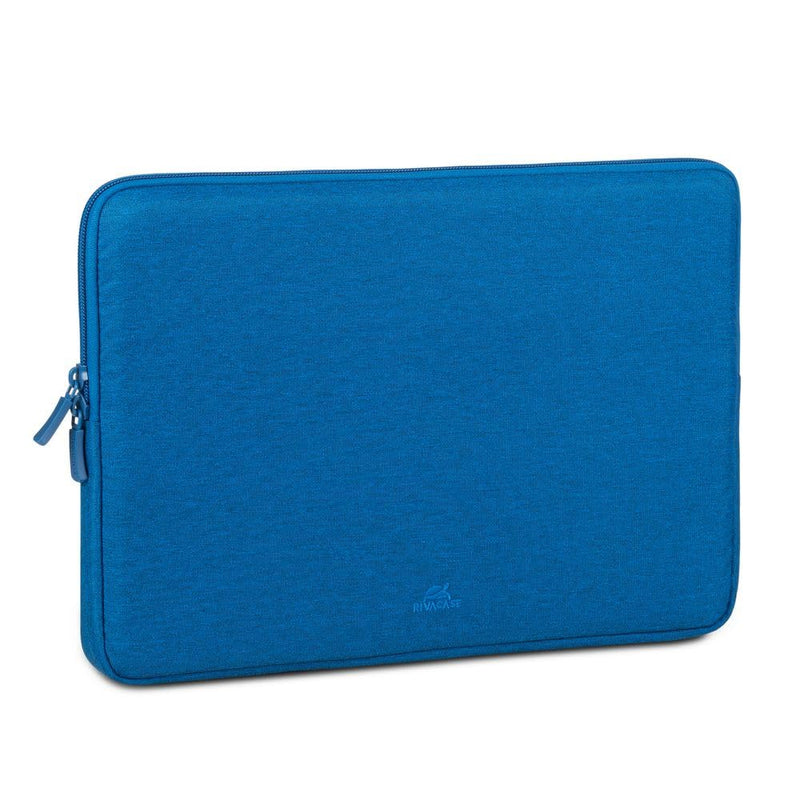 RIVACASE Laptop Sleeve 14 Inch - Notebook Case for Men and Women - Waterproof Case Fits MacBook 15 - Computer Bag for Work College Travel 14" blue