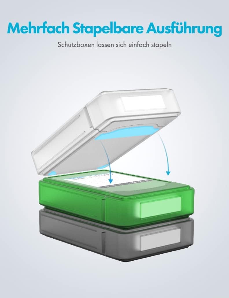 GRAUGEAR HDD protective box set for 6 x 3.5 inches