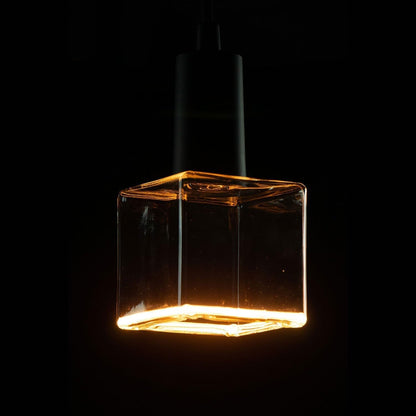 SEGULA LED Floating Cube 86 klar E27 300Lm 2200K