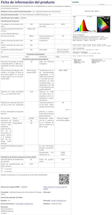 SEGULA LED Filament Lamp Globe 125 mm Clear Dimmable E27