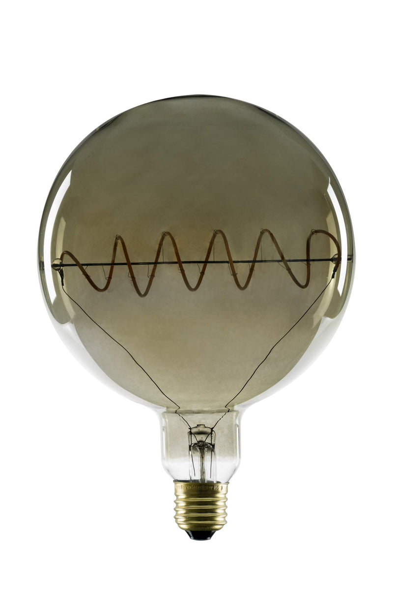 Segula LED Bridge Globe 150 Curved Plus smokey E27