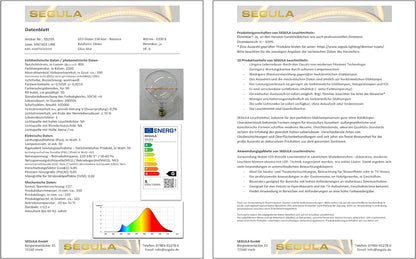 Segula LED Globe 150 Balance klar E27 5W 400Lm 220