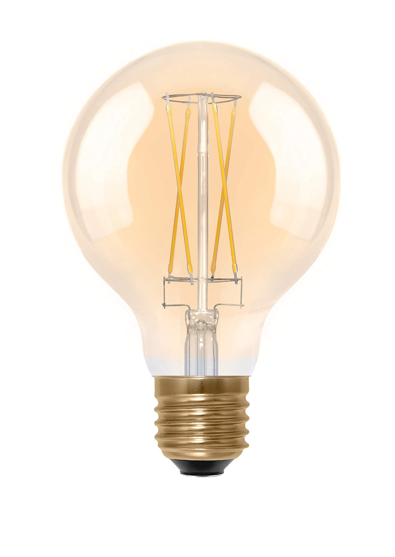Segula LED Globe 80 gold E27 5W 300Lm 1900K dimmba