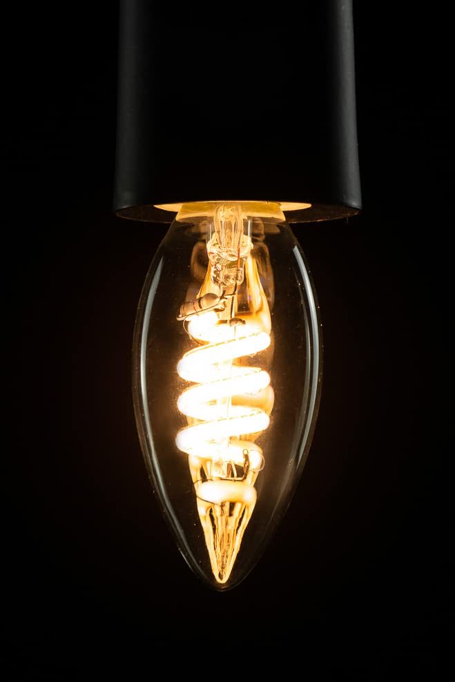 Segula LED Kerze Curved klar E14 3,3W 2000-2700K d