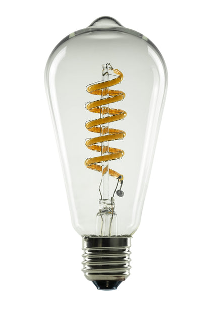 Segula LED Rustika Curved Spirale Ambient klar E27