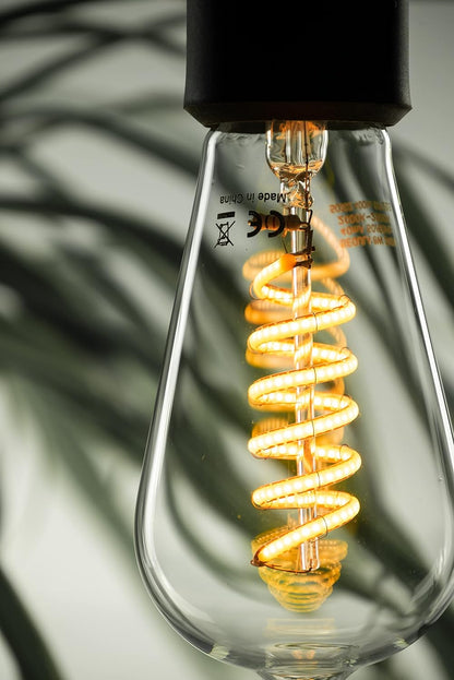 Segula LED Rustika Curved Spirale Ambient klar E27