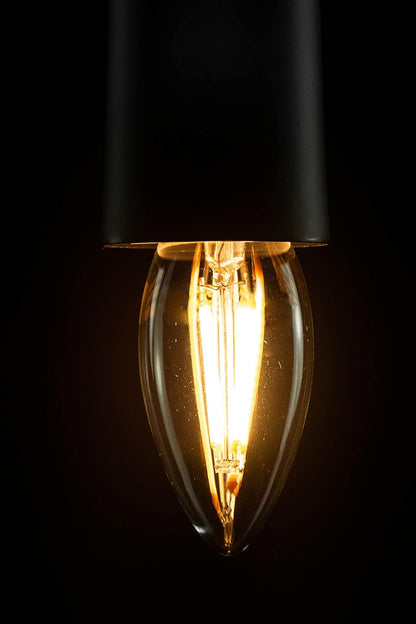 SEGULA LED Kerze klar E27 3,2W 270Lm 2700K dimmbar