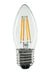 SEGULA LED Kerze klar E27 3,2W 270Lm 2700K dimmbar