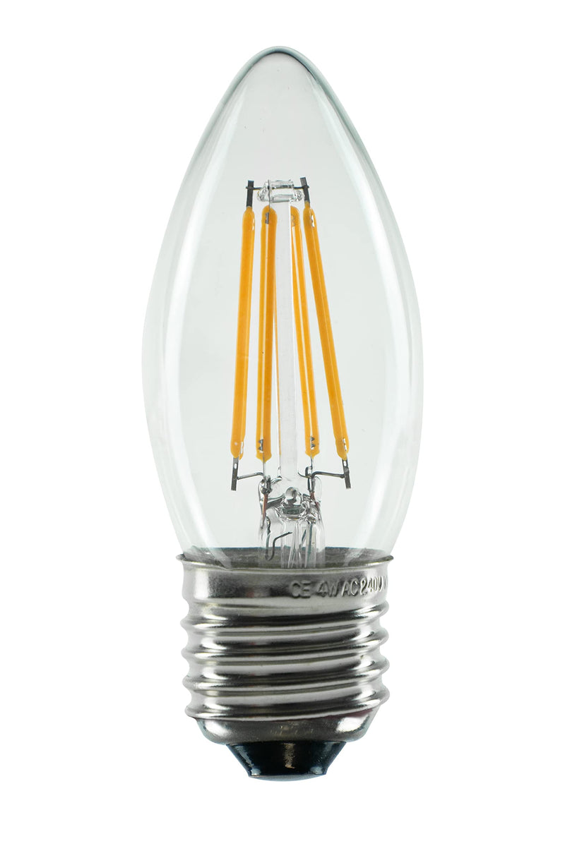 SEGULA LED Kerze klar E27 3,2W 270Lm 2700K dimmbar