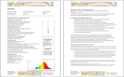 `Segula LED Soft Tube T300 klar E27 6,5W 400Lm 1900`