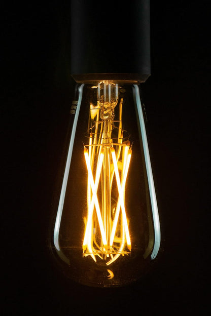 Segula LED Rustika Long Style smokey grau E27 5W 1