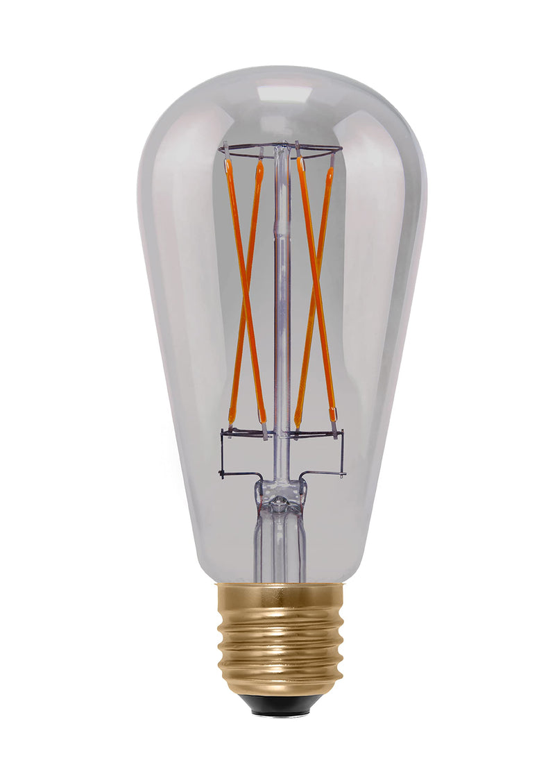 Segula LED Rustika Long Style smokey grau E27 5W 1