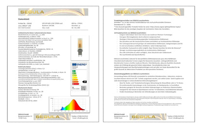 SEGULA LED G9 Stift matt 4,5W 400Lm 2700K dimmbar