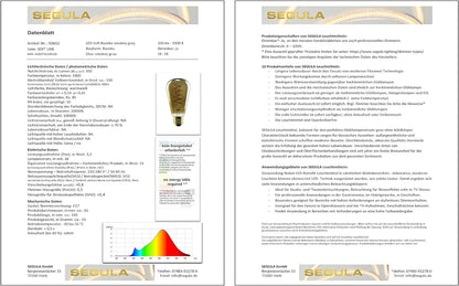 Segula LED Soft Rustika smokey grey E27 3,2W 1900K