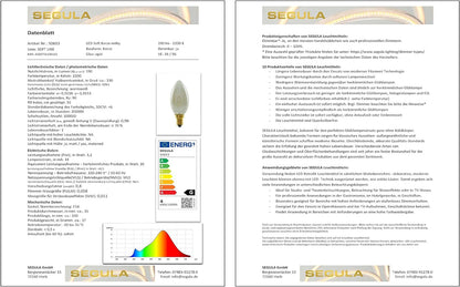 Segula LED Soft Kerze milky E14 3,2W 2200K dimmbar