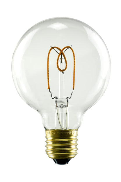Segula LED Soft Globe 80 klar E27 3,2W 2200K dimmb