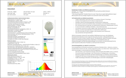 `Segula LED Soft Globe 125 opal E27 3,2W 2200K dimm`