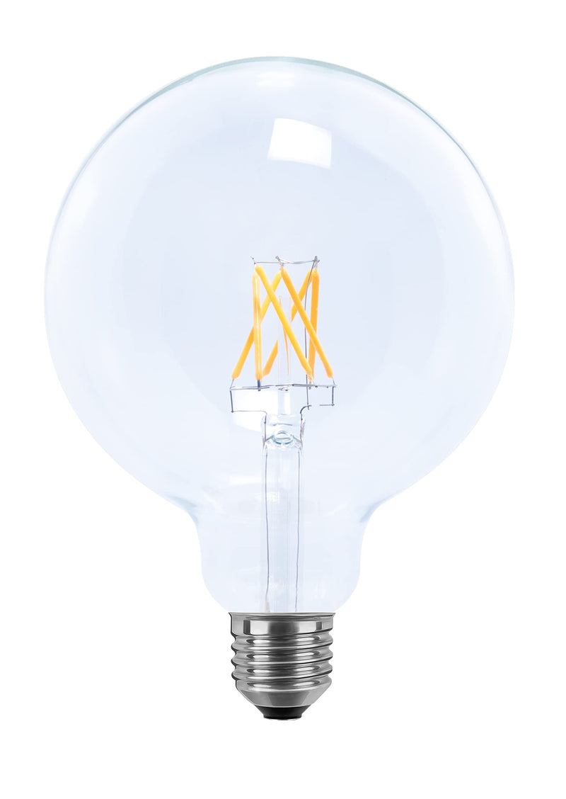 `Segula LED Globe 125 klar E27 6,5W 650Lm 2700K dim`