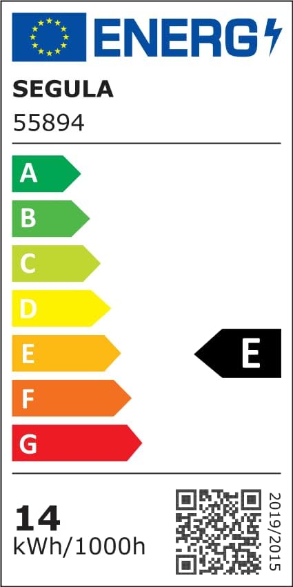 SEGULA LED Ellipse High Brightness klar E27 14W 27