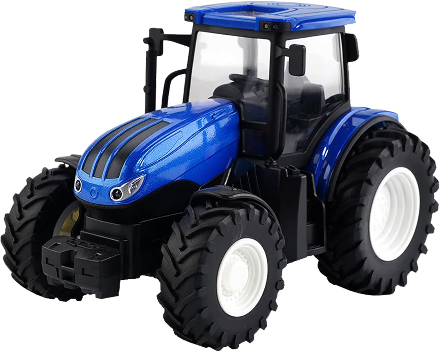 Amewi 22598 RC Tractor with Front Loader, Light & Sound, 1:24 RTR with Remote Control, Battery, Charging Cable