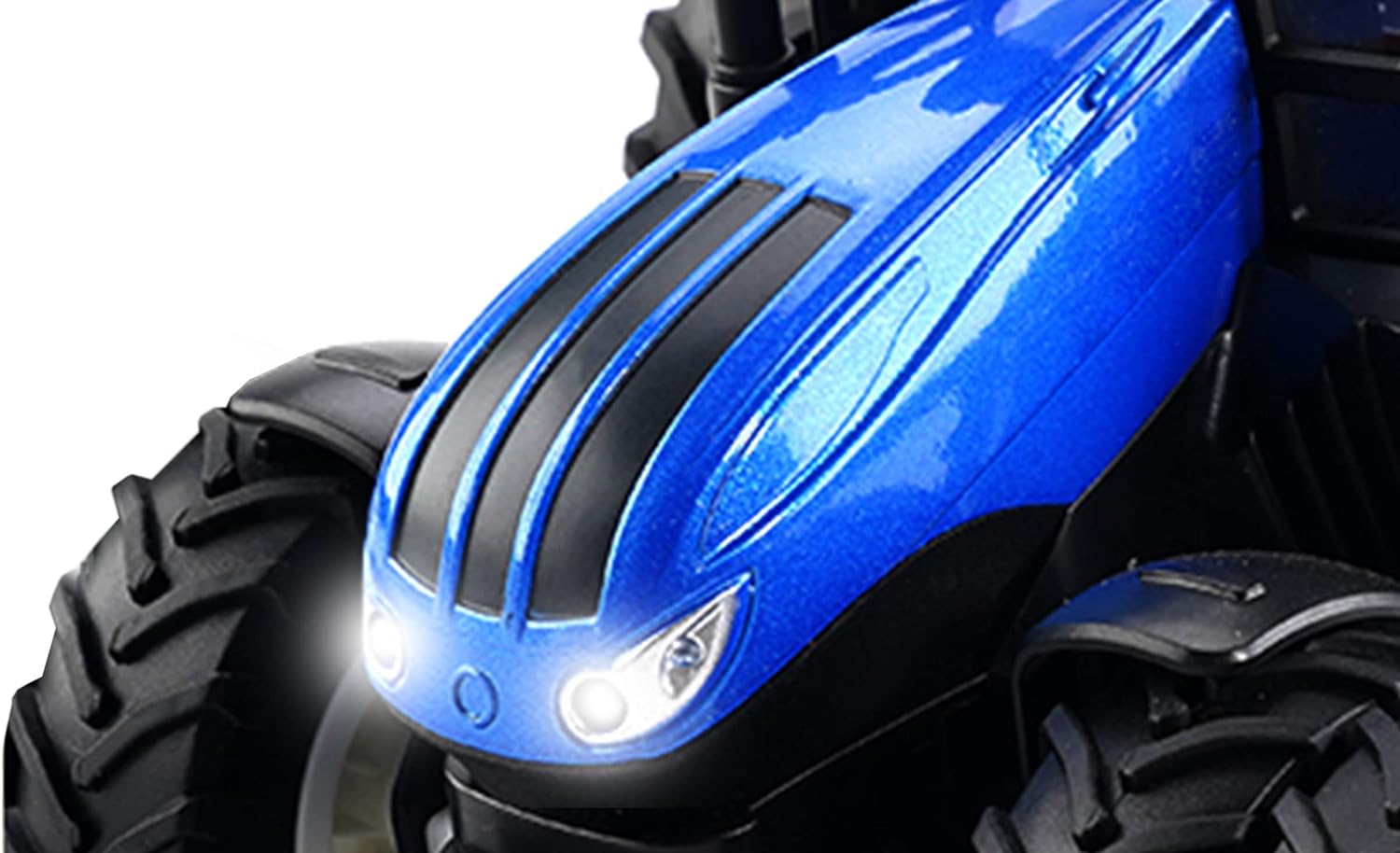 Amewi 22598 RC Tractor with Front Loader, Light & Sound, 1:24 RTR with Remote Control, Battery, Charging Cable